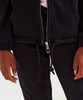 Kids TriDri® recycled cropped oversize full-zip hoodie