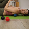 Spikey Massage Balls - Set of 3 (Red, Blue & Black)