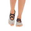 Half Toe Elle - Grip Socks in Shitake Ombre Half Toe Elle - Grip Socks in Shitake Ombre