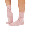Full Toe Slouch - Grip Socks in Petal Full Toe Slouch - Grip Socks in Petal