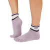 Full Toe Melody - Grip Socks in Lavender Mist Stripe Full Toe Melody - Grip Socks in Lavender Mist Stripe