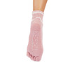 Full Toe Melody - Grip Socks in Camellia Heather Full Toe Melody - Grip Socks in Camellia Heather