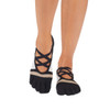 Full Toe Elle - Grip Socks in Oat Stripe Full Toe Elle - Grip Socks in Oat Stripe