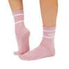 Full Toe Crew - Grip Socks in Camellia Heather Full Toe Crew - Grip Socks in Camellia Heather