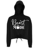 Women's cropped oversize hoodie