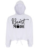 Women's cropped oversize hoodie