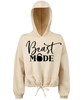 Women's cropped oversize hoodie