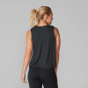 Tavi Noir High Low Tank Top In Charcoal