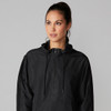 Tavi Noir Zip Front Pullover Jacket In Ebony