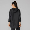 Tavi Noir Zip Front Pullover Jacket In Ebony