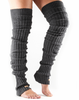 ToeSox Dance Socks - Thigh High Leg Warmers In Grey ToeSox Dance Socks - Thigh High Leg Warmers In Grey