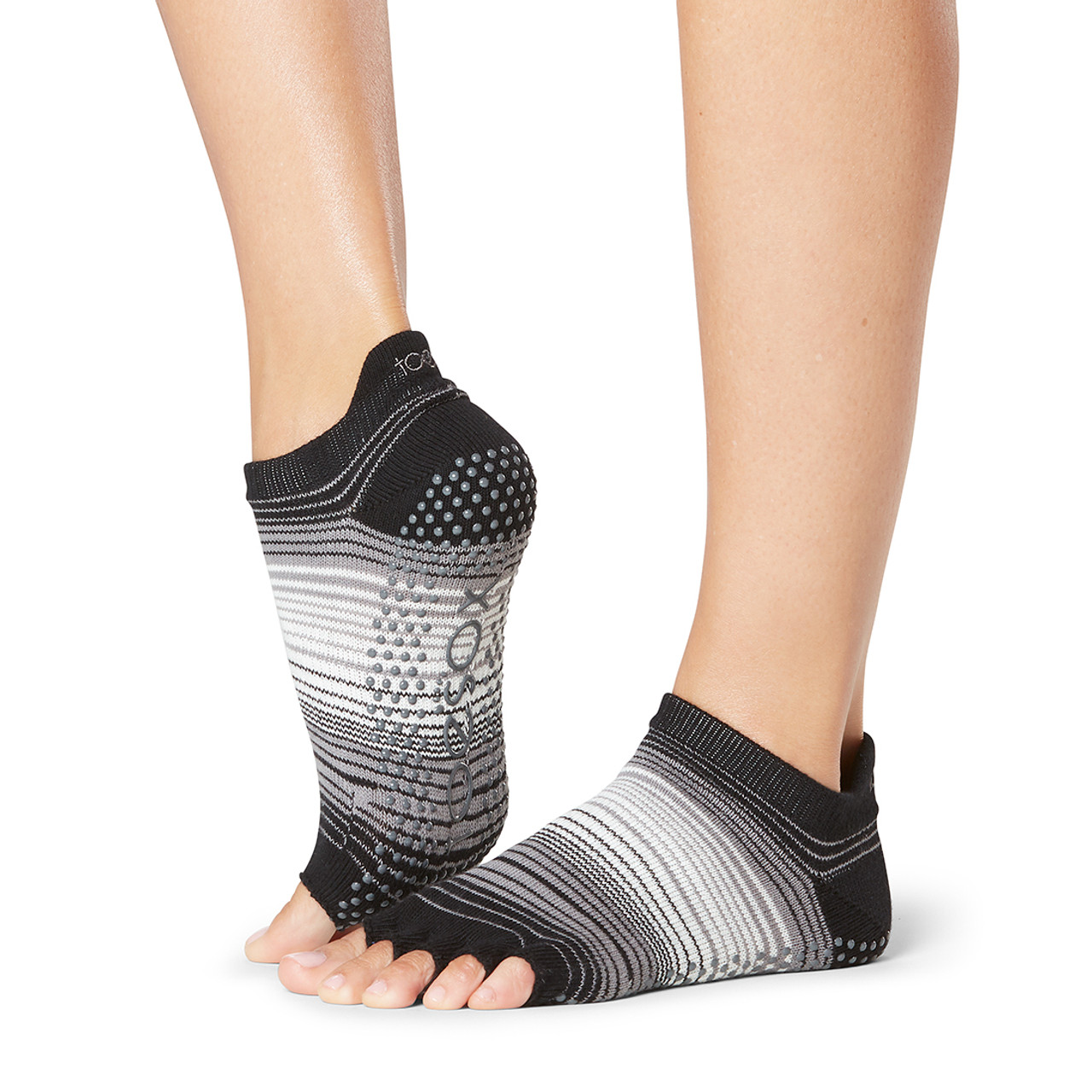 ToeSox Half Toe Low Rise - Grip Socks In Static - NG Sportswear