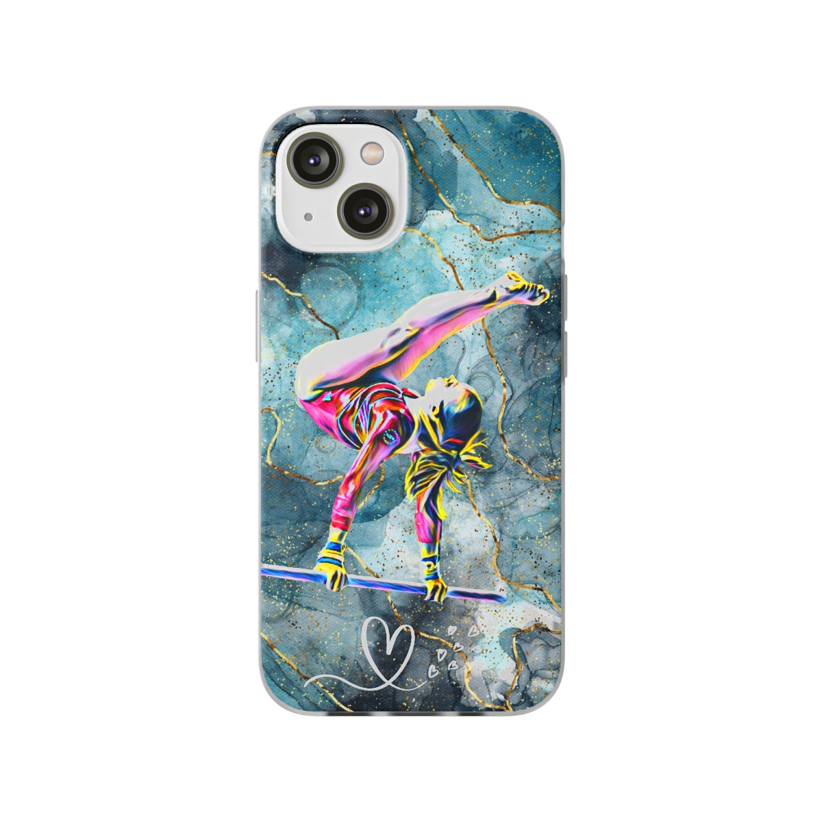 Marble With Gymnast Phone Case NG Sportswear International LTD