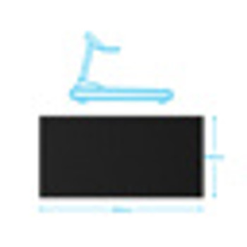 Gym Floor Mat for Exercise Machine - 2m x 1m