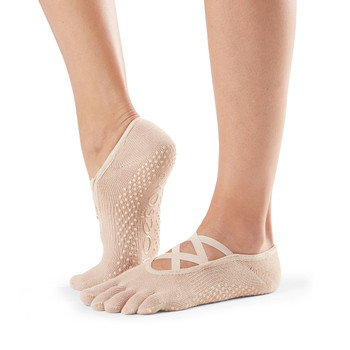 ToeSox Full Toe Elle - Grip Socks In Ballet Nude
