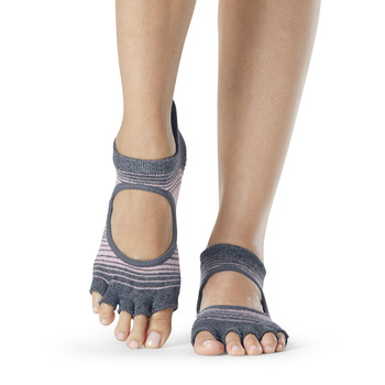 ToeSox Half Toe Bellarina - Grip Socks In Echo