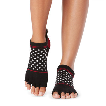 ToeSox Half Toe Low Rise - Grip Socks In Sleigh