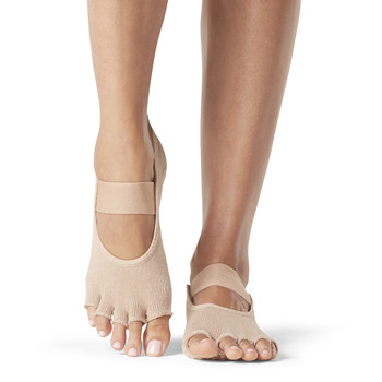 ToeSox Half Toe Mia - Grip Socks In Nude