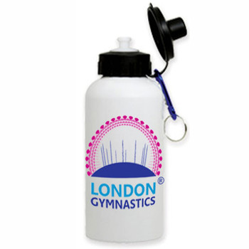 London Gymnastics White Water Bottle