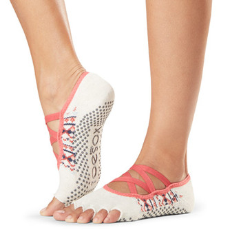 ToeSox Half Toe Elle - Grip Socks In Country