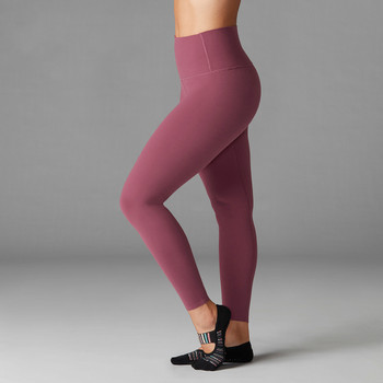 Tavi Apparel High Waisted 7/8 Tight In Garnet