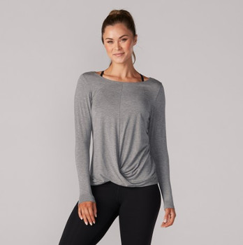 Tavi Apparel Synergy Long Sleeve In Heather Grey