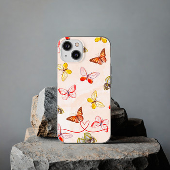 Beautiful Butterfly iPhone Flexi Case