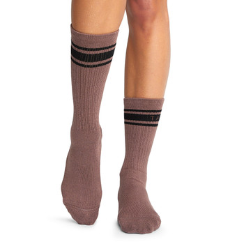 Tavi Kai - Grip Socks in Clove Stripes