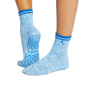 Tavi Aria - Grip Socks in Ocean Melange