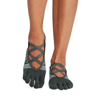 ToeSox - Full Toe Elle Tec - Grip Socks in Pursue
