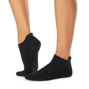 Tavi Savvy - Grip Socks in Black Sparkle
