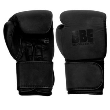 BBE UNIFY4 Matte Black Leather Boxing Gloves - 12oz