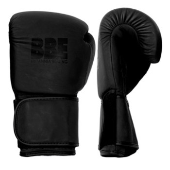 BBE UNIFY4 Matte Black Leather Boxing Gloves - 14oz