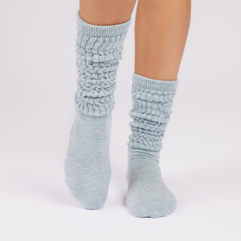 Stacy - Grip Socks in Mirage Heather Stacy - Grip Socks in Mirage Heather