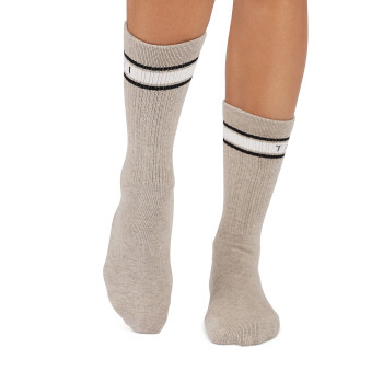 Kai - Grip Socks in Shitake Heather Kai - Grip Socks in Shitake Heather
