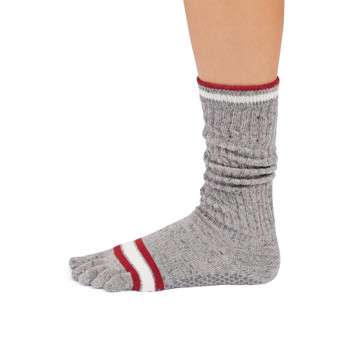 Full Toe Slouch - Grip Socks in Snowdrift Full Toe Slouch - Grip Socks in Snowdrift