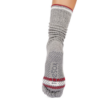 Full Toe Slouch - Grip Socks in Snowdrift Full Toe Slouch - Grip Socks in Snowdrift