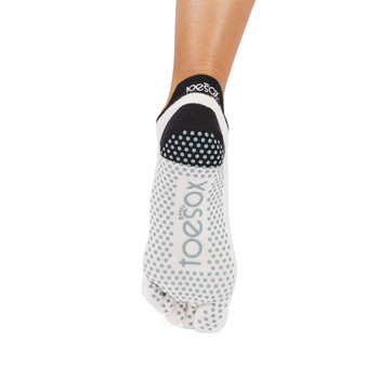 Full Toe Low Rise - Grip Socks in Bellflower Full Toe Low Rise - Grip Socks in Bellflower