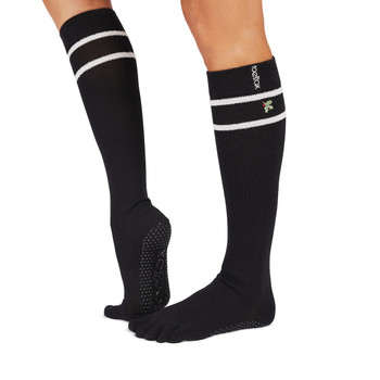 Full Toe Knee High - Grip Socks in Holly Full Toe Knee High - Grip Socks in Holly
