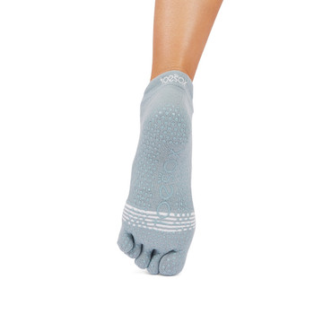 Full Toe Bellarina Tec - Grip Socks in Mirage Full Toe Bellarina Tec - Grip Socks in Mirage
