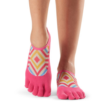 ToeSox Full Toe Luna - Grip Socks In Bon Voyage