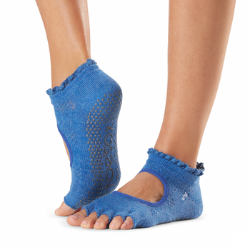 ToeSox Half Toe Bella - Grip Socks In Azure
