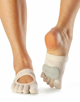 ToeSox Releve Dance Socks - Full Toe In Sweet Pea