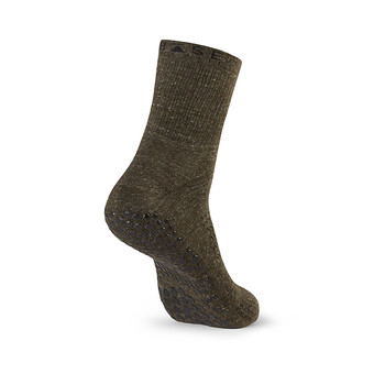 Base 33 Crew Grip Socks In Olive