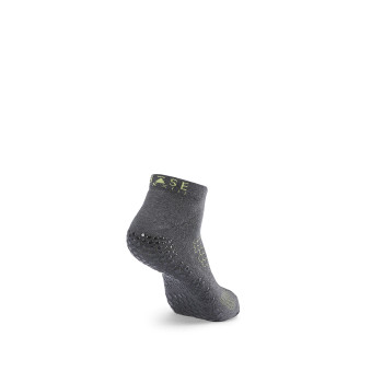 Base 33 Low Rise Grip Socks In Slate