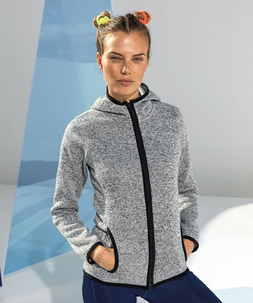 Women's TriDri® Melange Knit Fleece Jacket