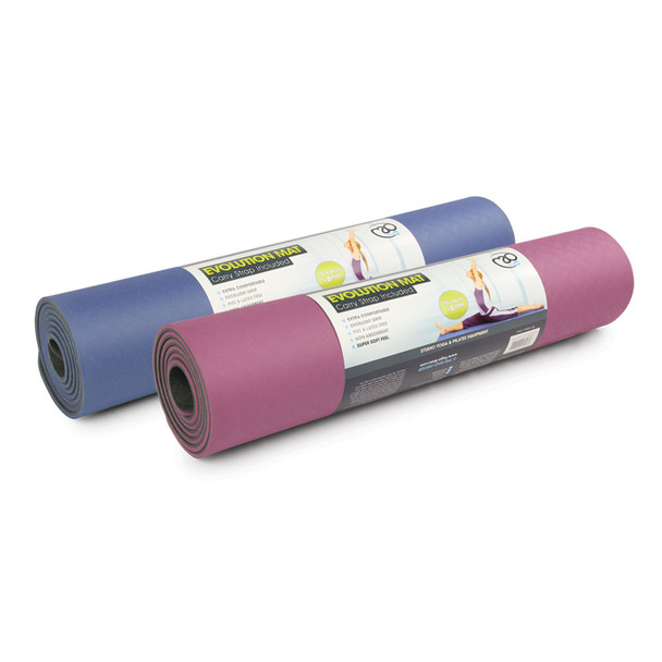 Evolution Plus Yoga Mat With Carry Strap - 6mm