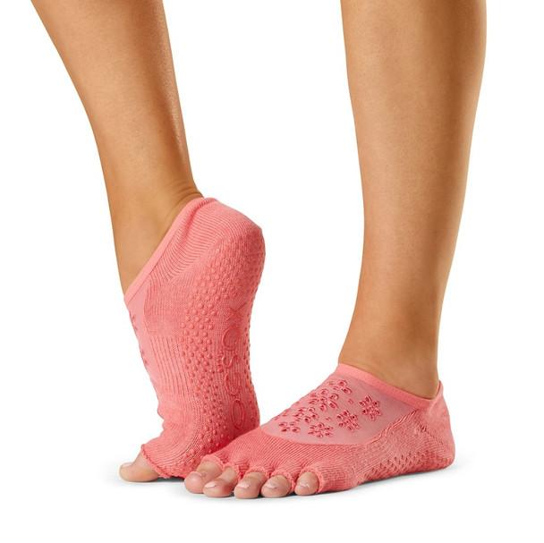 ToeSox Half Toe Luna - Grip Socks In Summer Sunset