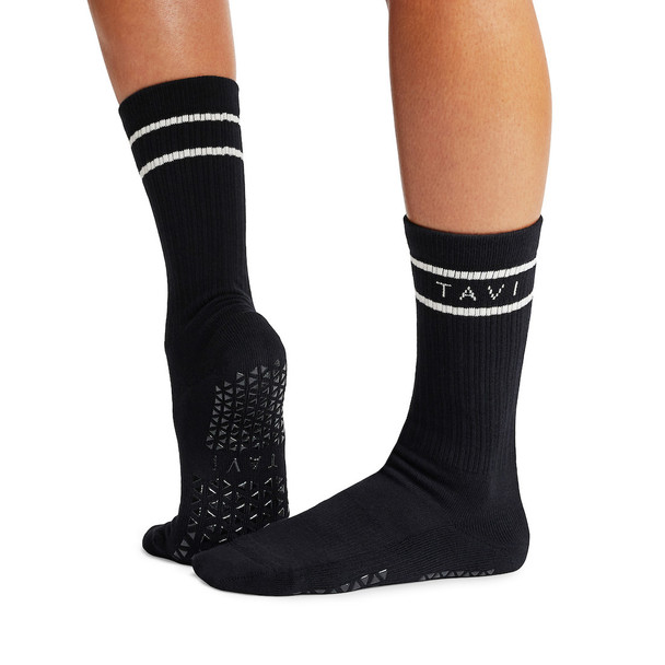 Tavi Kai - Grip Socks in Block Ebony