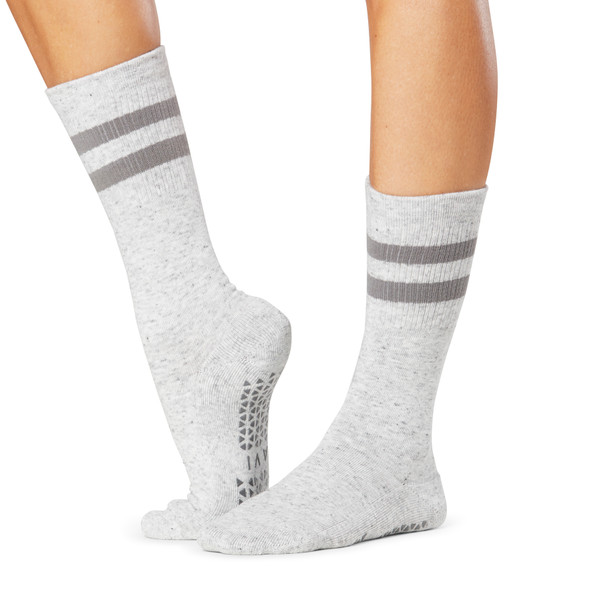 Tavi Kai - Grip Socks in Heather/Light Grey